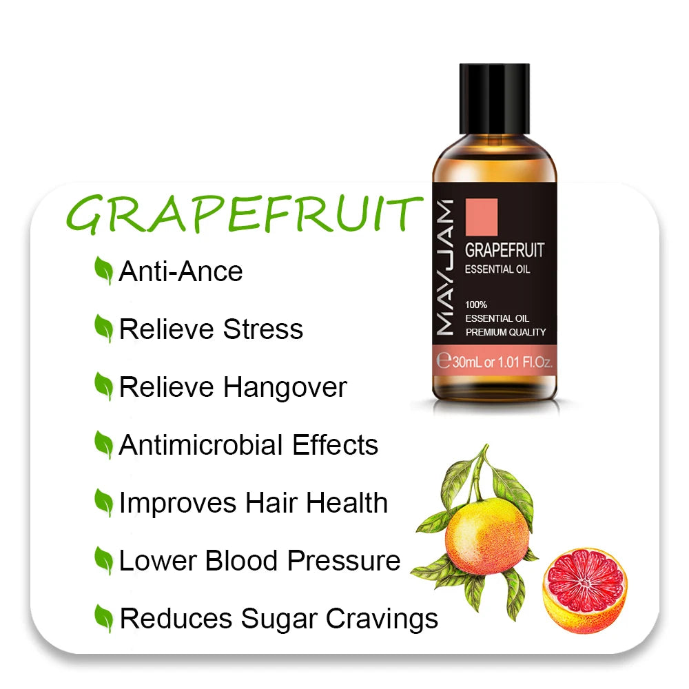 Grapefruit - Essential Oil - 10mL / 30mL (MAYJAM)