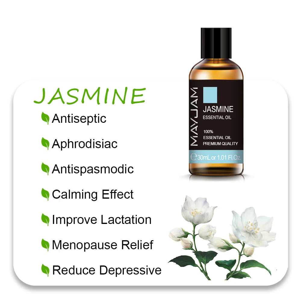 Jasmine- Essential Oil - 10mL / 30mL (MAYJAM)