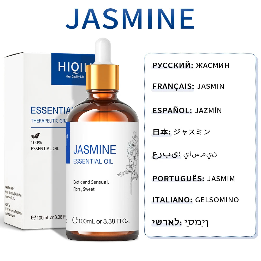 Jasmine- Essential Oil - 100 mL (HIQILI)