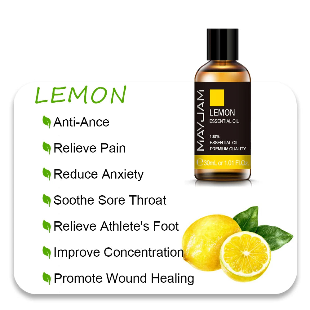 Lemon - Essential Oil - 10mL / 30mL (MAYJAM)