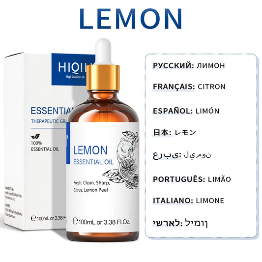 Lemon - Essential Oil - 100 mL (HIQILI)