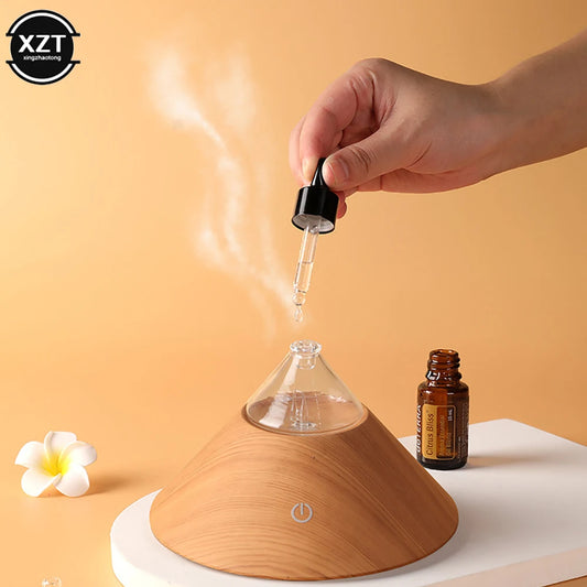 Waterless Aromatherapy Machine Air Purifier Home Wood Grain Cold Aroma Instrument Anion Diffuser Ultrasonic Diffuser