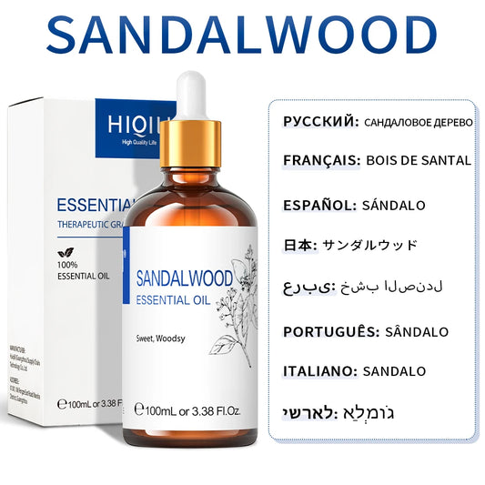 Sandalwood - Essential Oil - 100 mL (HIQILI)