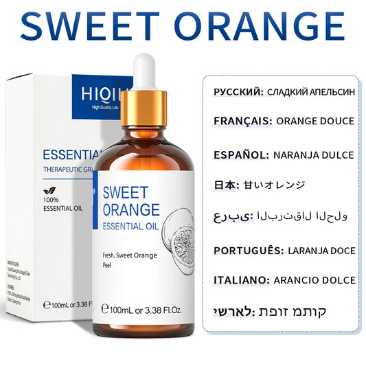 Sweet Orange - Essential Oil - 100 mL (HIQILI)