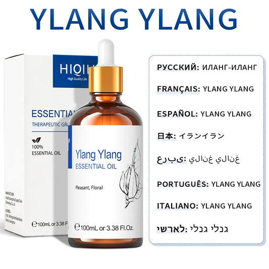 Ylang Ylang - Essential Oil - 100 mL (HIQILI)