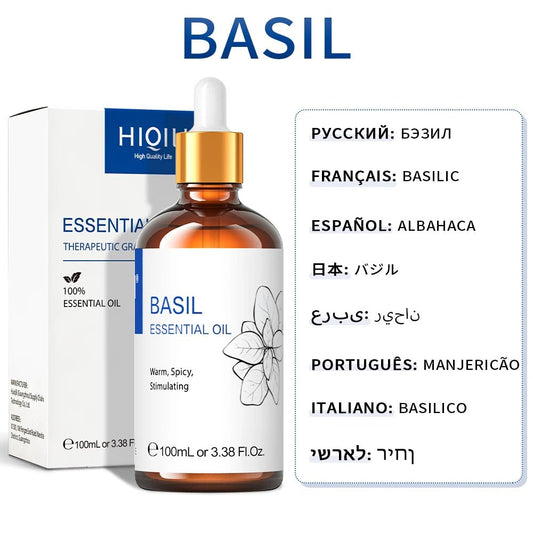 Basil - Essential Oil - 100 mL (HIQILI) - EnergHaze