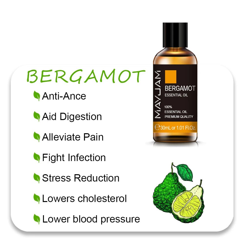 Bergamot - Essential Oil - 10mL / 30mL (MAYJAM) - EnergHaze