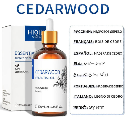 Cedarwood - Essential Oil - 100 mL (HIQILI) - EnergHaze
