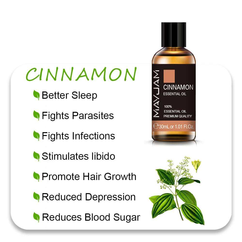 Cinnamon - Essential Oil - 10mL / 30mL (MAYJAM) - EnergHaze